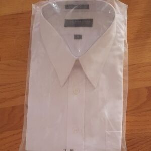 White Dress Shirt Classic Pointed Collar